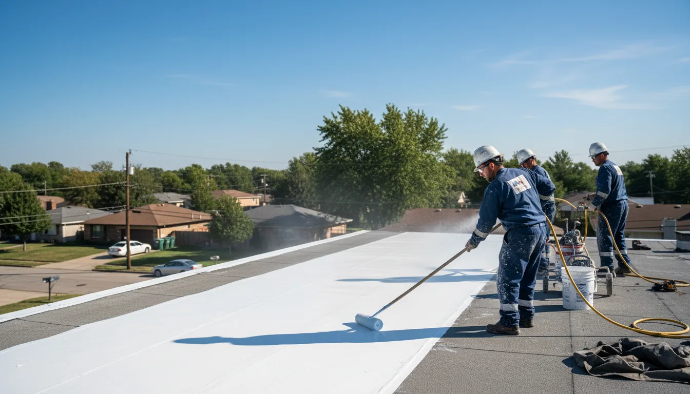 Commercial roof coating in Frostburg, MD near me